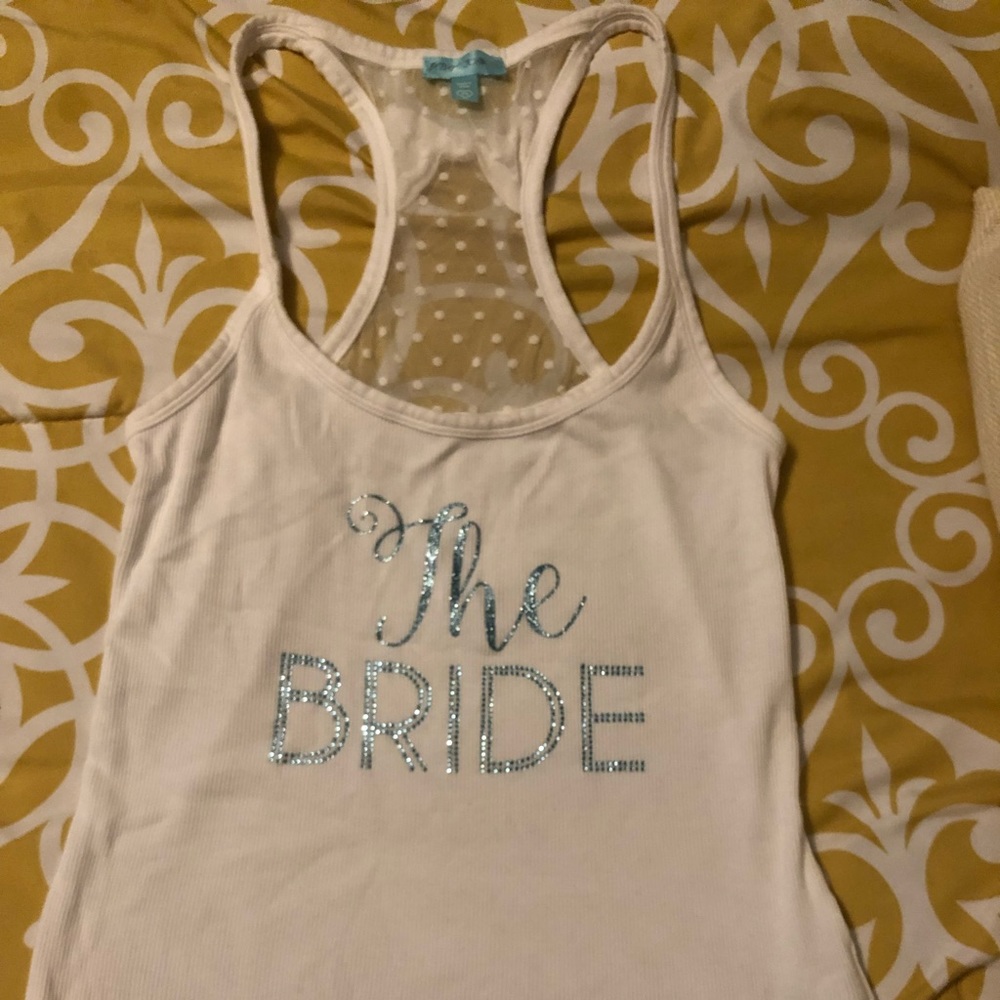 Bride tank top